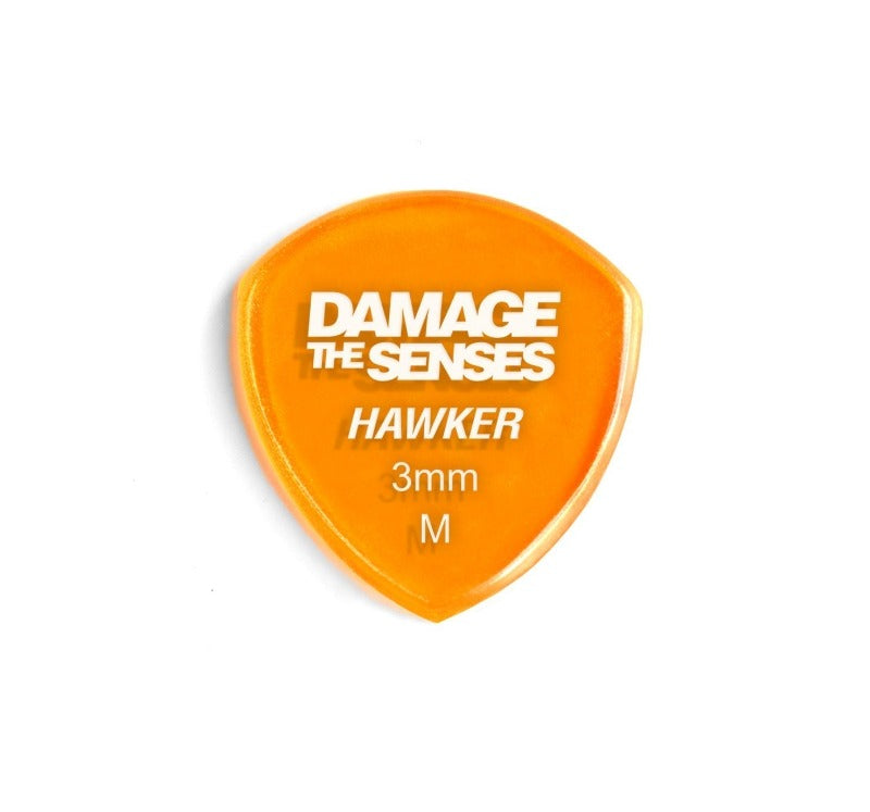 Acrylic Pick - Hawker 3mm (Trans Orange) Damage The Senses