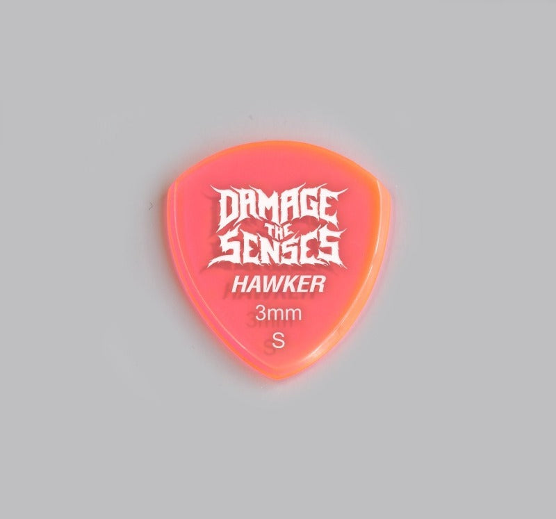 Acrylic Pick - Hawker 3mm (Trans Pink) Damage The Senses