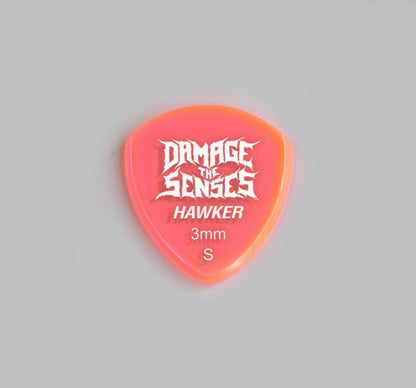 Acrylic Pick - Hawker 3mm (Trans Pink) Damage The Senses