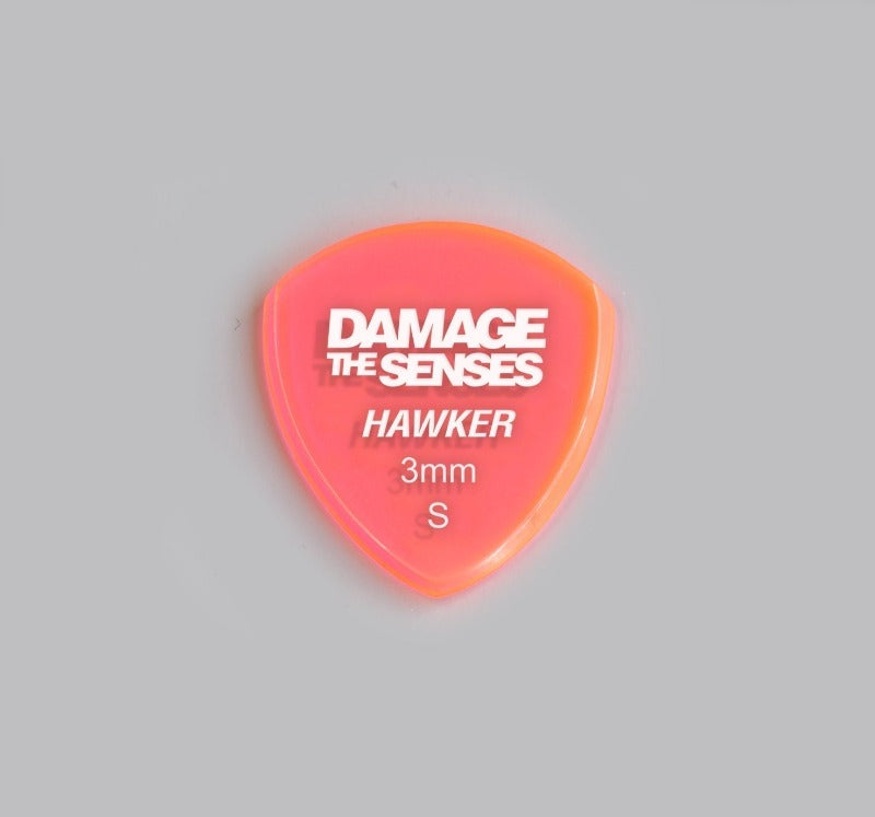 Acrylic Pick - Hawker 3mm (Trans Pink) Damage The Senses