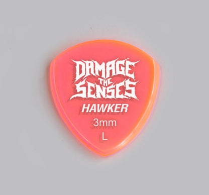 Acrylic Pick - Hawker 3mm (Trans Pink) Damage The Senses