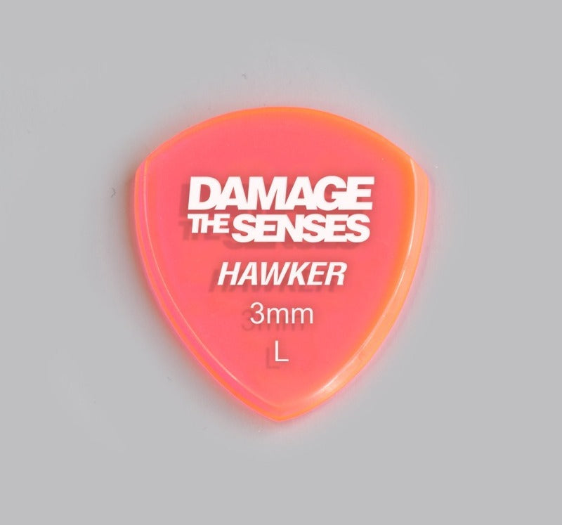 Acrylic Pick - Hawker 3mm (Trans Pink) Damage The Senses