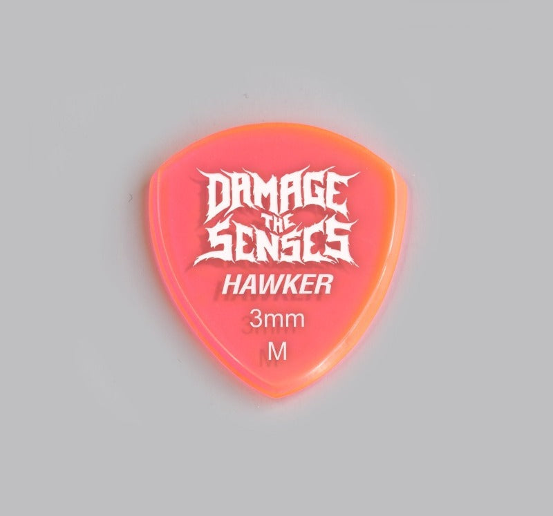 Acrylic Pick - Hawker 3mm (Trans Pink) Damage The Senses