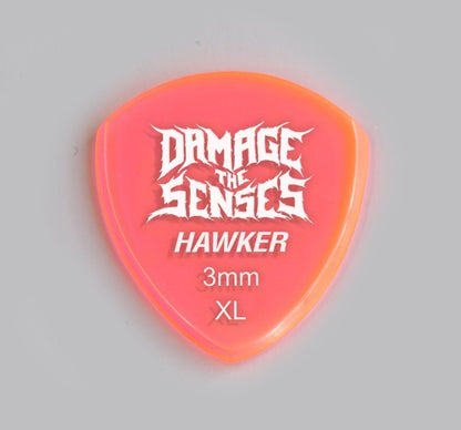 Acrylic Pick - Hawker 3mm (Trans Pink) Damage The Senses