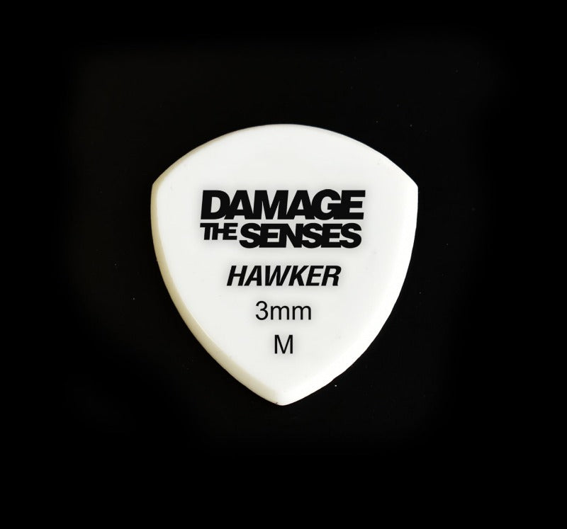 Acrylic Pick - Hawker 3mm (White) Damage The Senses