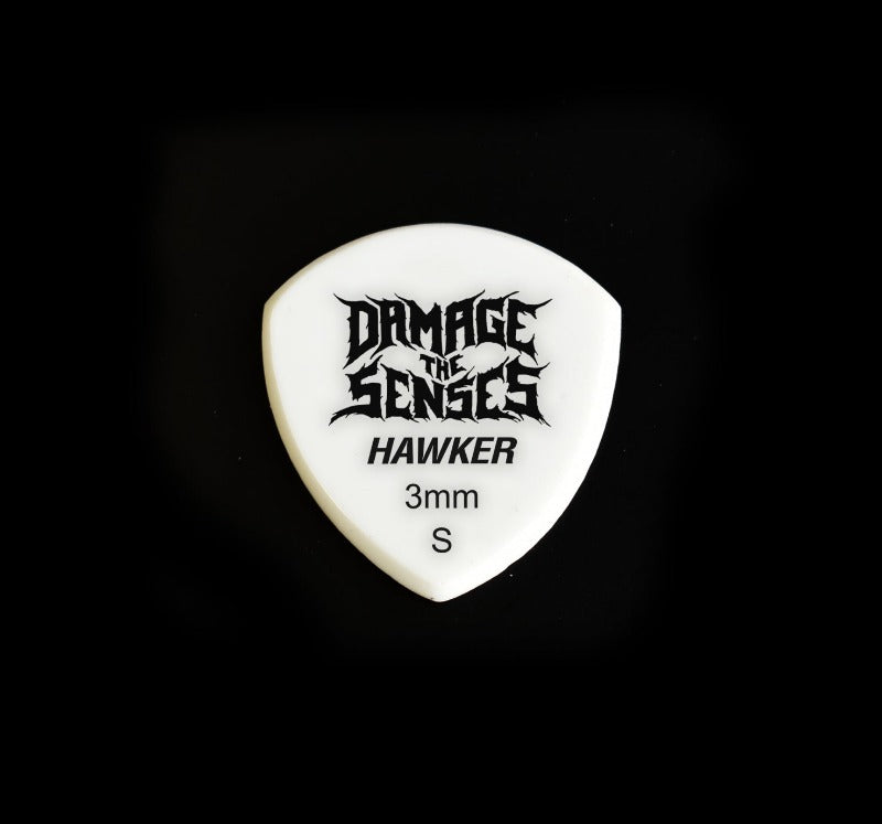 Acrylic Pick - Hawker 3mm (White) Damage The Senses