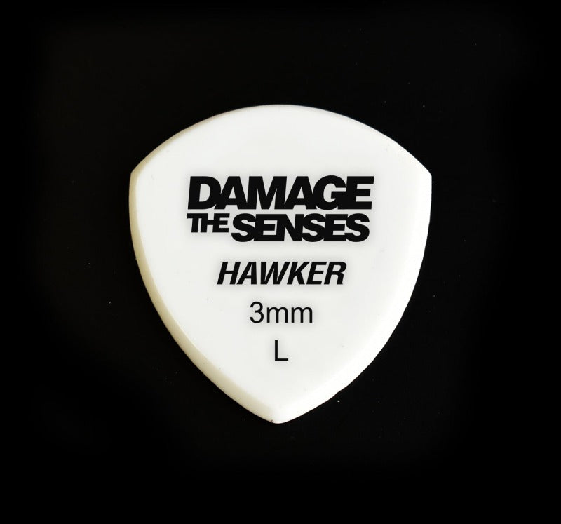 Acrylic Pick - Hawker 3mm (White) Damage The Senses