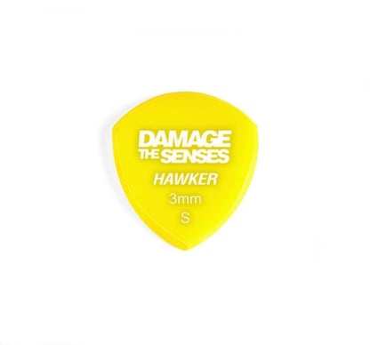 Acrylic Pick - Hawker 3mm (Yellow) Damage The Senses