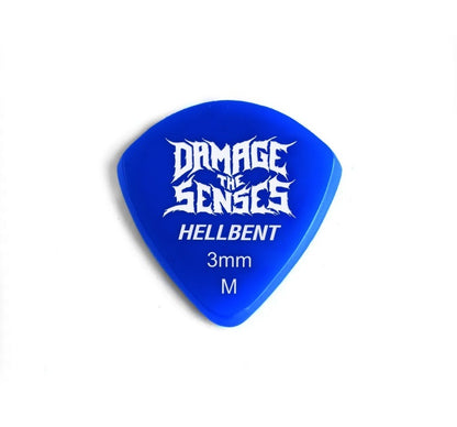 Acrylic Pick - Hellbent 3mm (Blue) Damage The Senses