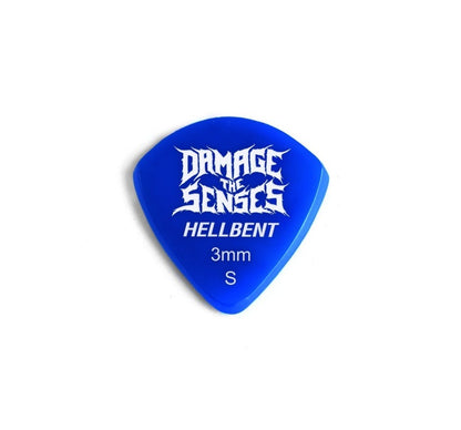 Acrylic Pick - Hellbent 3mm (Blue) Damage The Senses