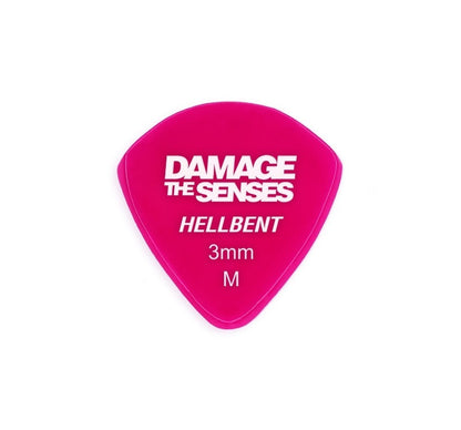 Acrylic Pick - Hellbent 3mm (Fuschia) Damage The Senses