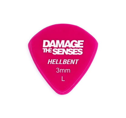 Acrylic Pick - Hellbent 3mm (Fuschia) Damage The Senses