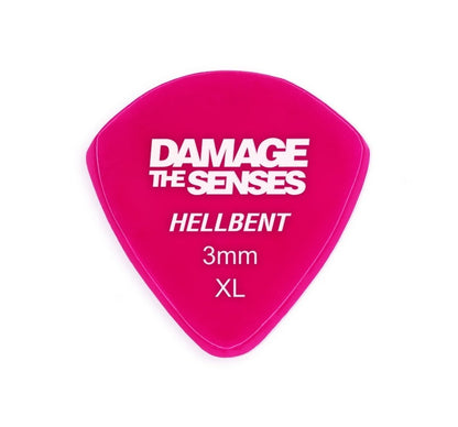 Acrylic Pick - Hellbent 3mm (Fuschia) Damage The Senses