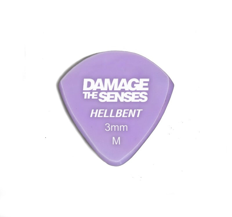 Acrylic Pick - Hellbent 3mm (Lavender) Damage The Senses