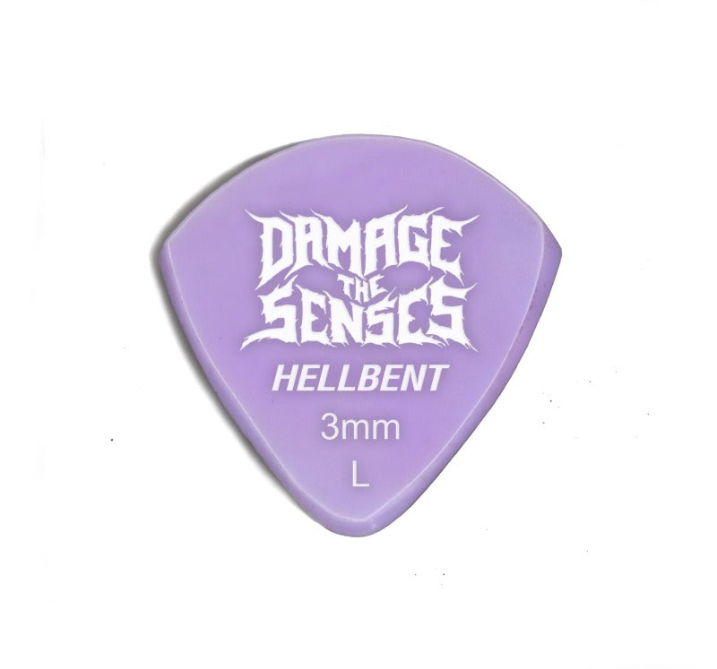 Acrylic Pick - Hellbent 3mm (Lavender) Damage The Senses