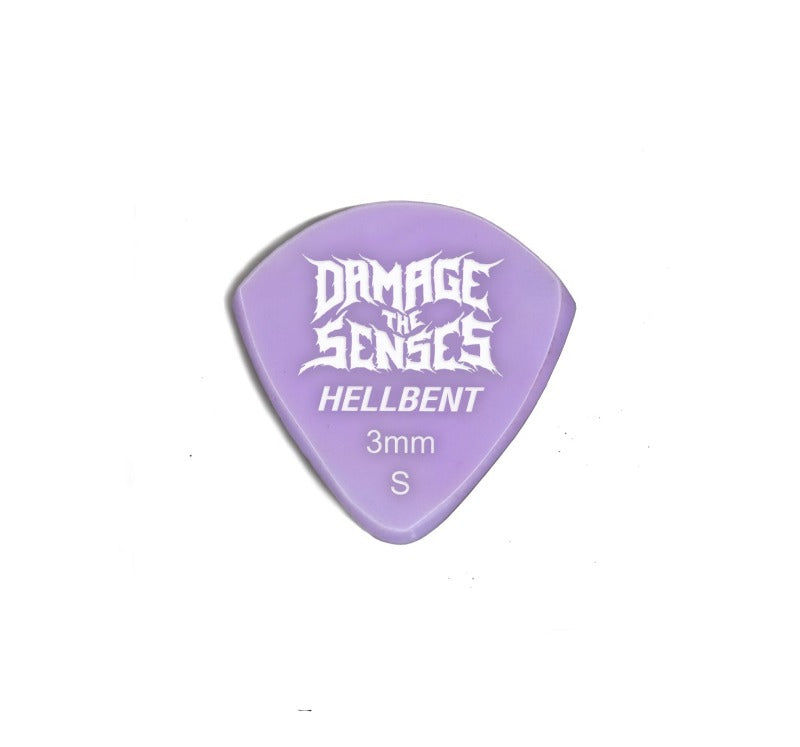 Acrylic Pick - Hellbent 3mm (Lavender) Damage The Senses