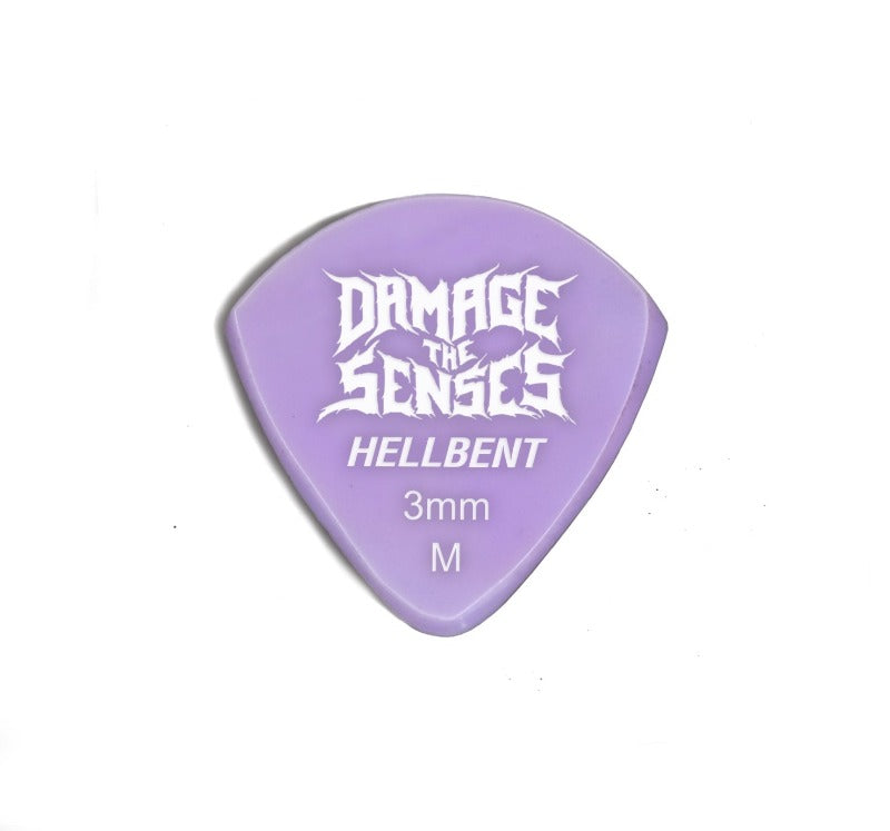 Acrylic Pick - Hellbent 3mm (Lavender) Damage The Senses