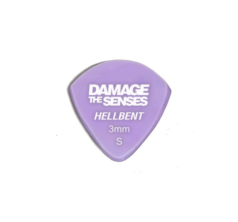 Acrylic Pick - Hellbent 3mm (Lavender) Damage The Senses