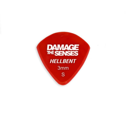 Acrylic Pick - Hellbent 3mm (Red) Damage The Senses