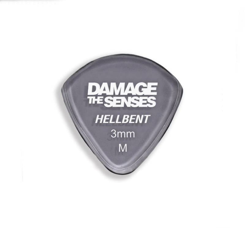 Acrylic Pick - Hellbent 3mm (Smokey Purple) Damage The Senses