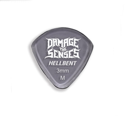 Acrylic Pick - Hellbent 3mm (Smokey Purple) Damage The Senses