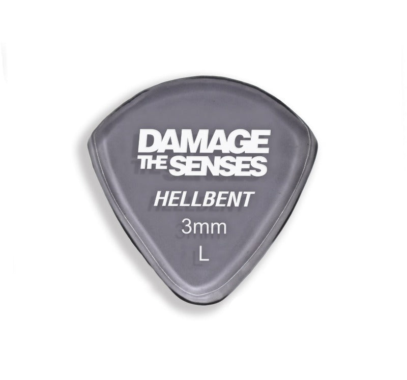 Acrylic Pick - Hellbent 3mm (Smokey Purple) Damage The Senses