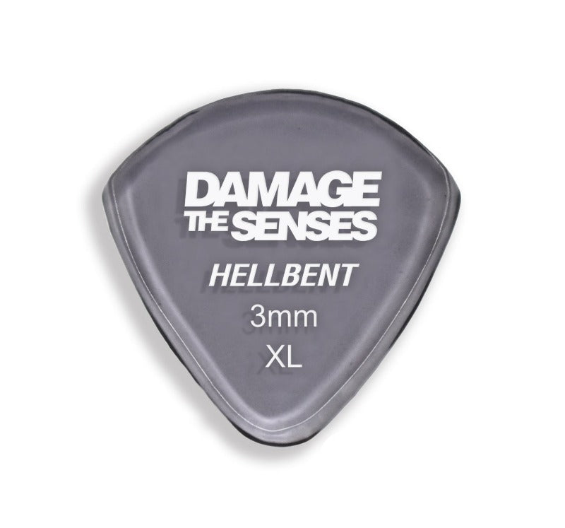 Acrylic Pick - Hellbent 3mm (Smokey Purple) Damage The Senses