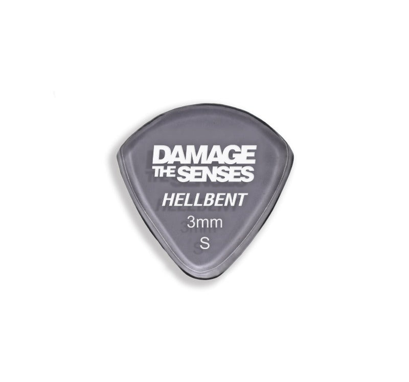 Acrylic Pick - Hellbent 3mm (Smokey Purple) Damage The Senses