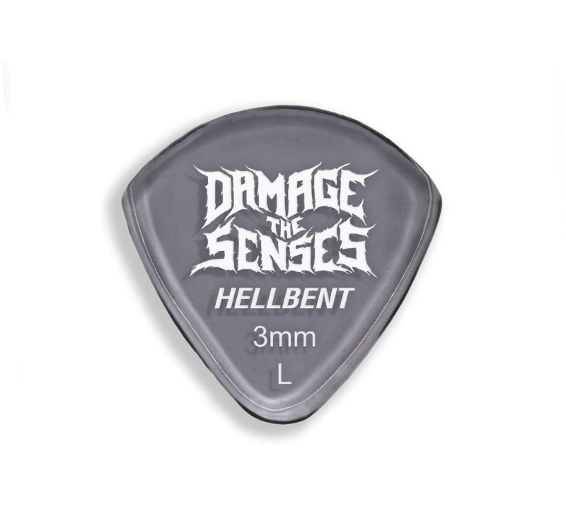 Acrylic Pick - Hellbent 3mm (Smokey Purple) Damage The Senses