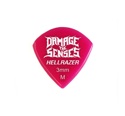 Acrylic Pick - Hellrazer 3mm (Fuschia) Damage The Senses