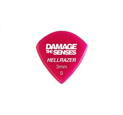 Acrylic Pick - Hellrazer 3mm (Fuschia) Damage The Senses