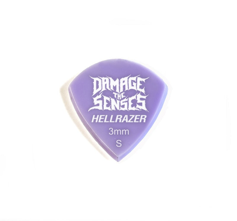 Acrylic Pick - Hellrazer 3mm (Lavender) Damage The Senses