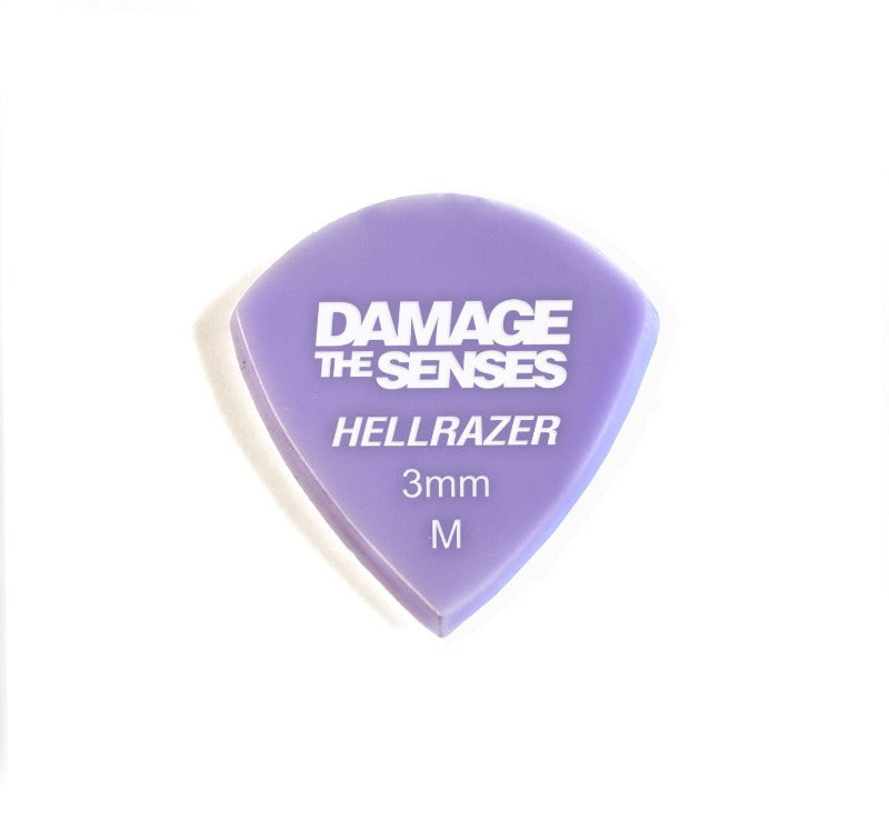 Acrylic Pick - Hellrazer 3mm (Lavender) Damage The Senses