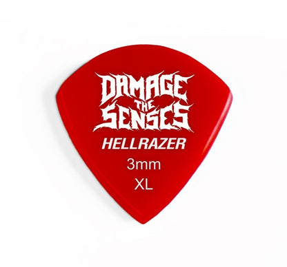 Acrylic Pick - Hellrazer 3mm (Red) Damage The Senses