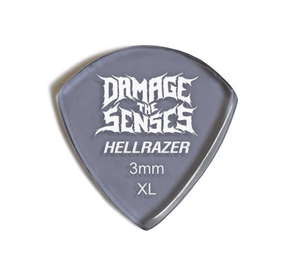 Acrylic Pick - Hellrazer 3mm (Smokey Purple) Damage The Senses