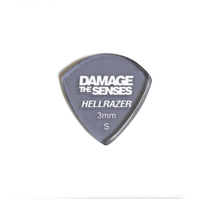 Acrylic Pick - Hellrazer 3mm (Smokey Purple) Damage The Senses