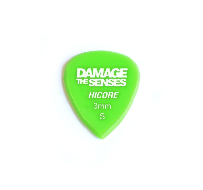 Acrylic Pick - Hi Core 3mm (Apple Green) Damage The Senses