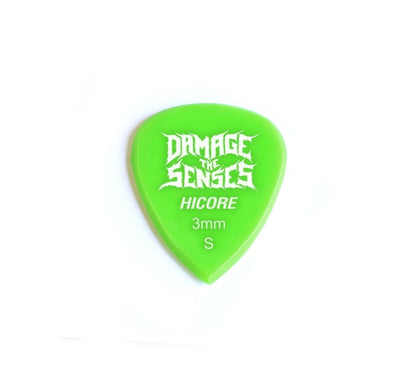 Acrylic Pick - Hi Core 3mm (Apple Green) Damage The Senses