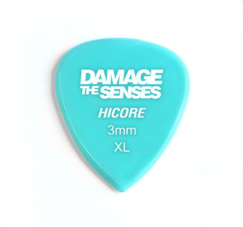 Acrylic Pick - Hi Core 3mm (Aqua) Damage The Senses