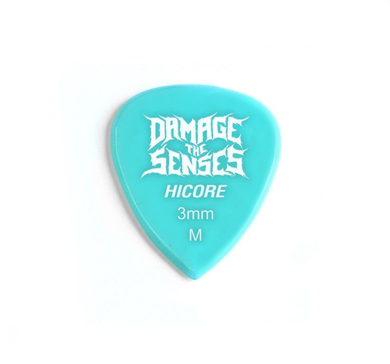 Acrylic Pick - Hi Core 3mm (Aqua) Damage The Senses