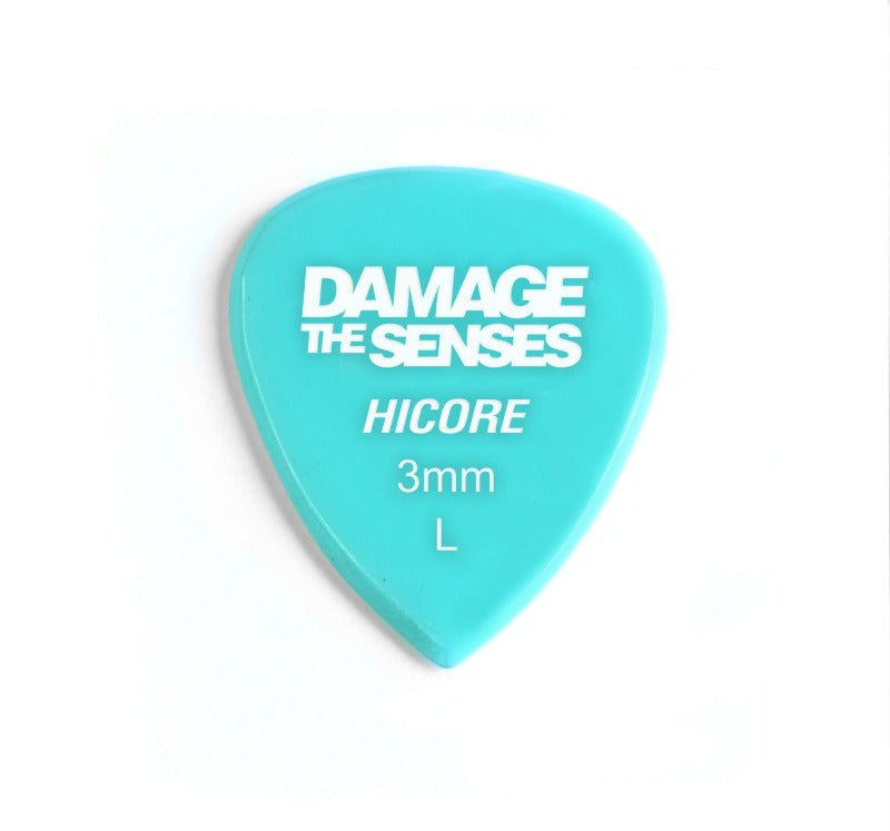 Acrylic Pick - Hi Core 3mm (Aqua) Damage The Senses