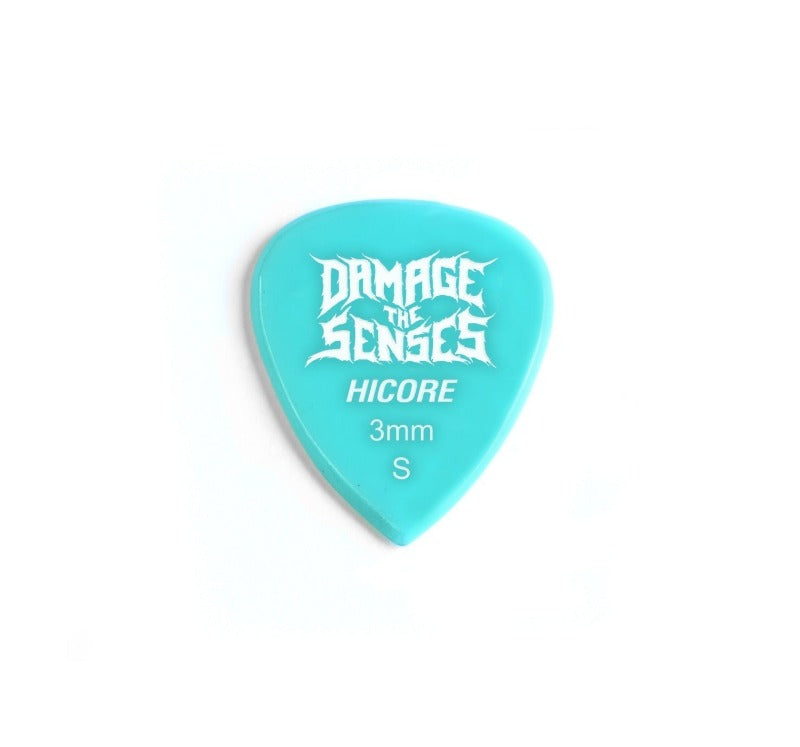 Acrylic Pick - Hi Core 3mm (Aqua) Damage The Senses