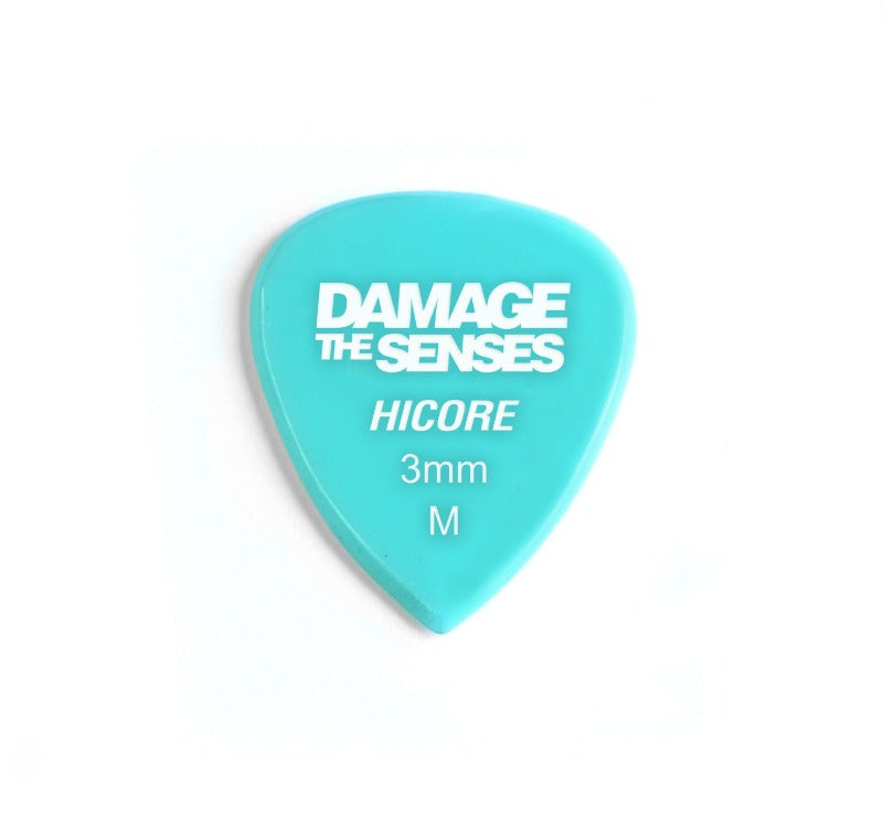 Acrylic Pick - Hi Core 3mm (Aqua) Damage The Senses