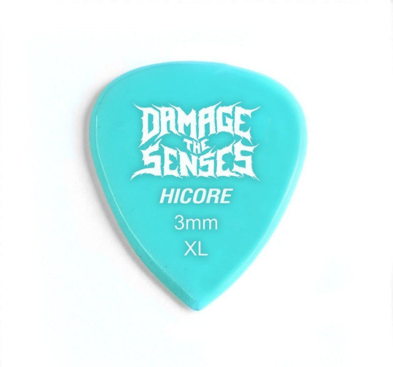 Acrylic Pick - Hi Core 3mm (Aqua) Damage The Senses