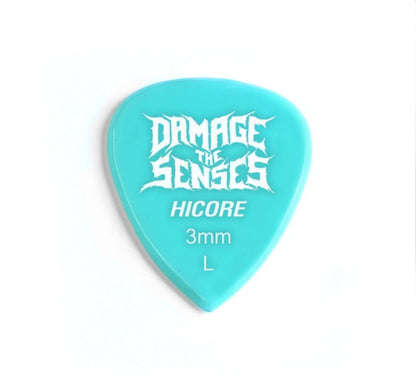 Acrylic Pick - Hi Core 3mm (Aqua) Damage The Senses