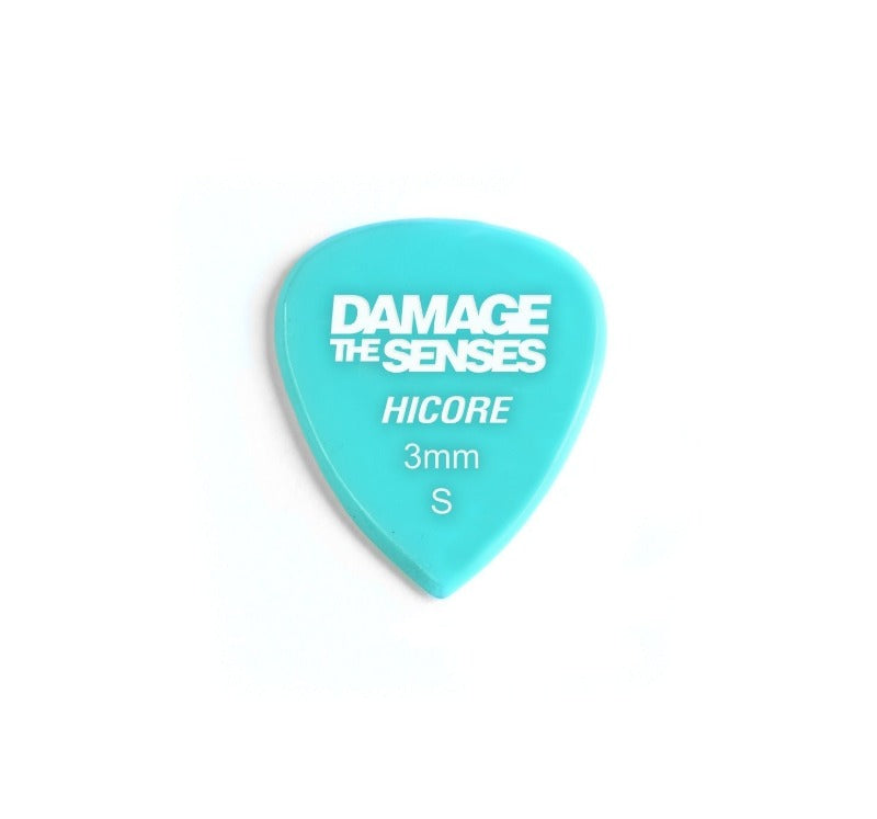 Acrylic Pick - Hi Core 3mm (Aqua) Damage The Senses