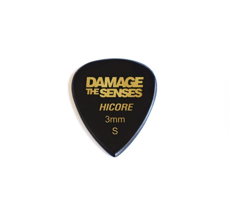 Acrylic Pick - Hi Core 3mm (Black) Damage The Senses