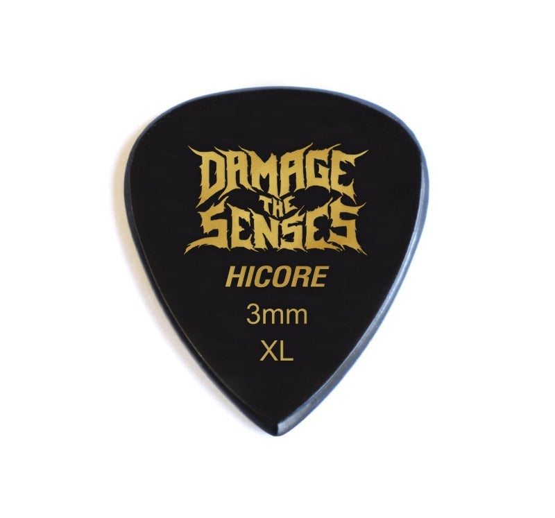 Acrylic Pick - Hi Core 3mm (Black) Damage The Senses