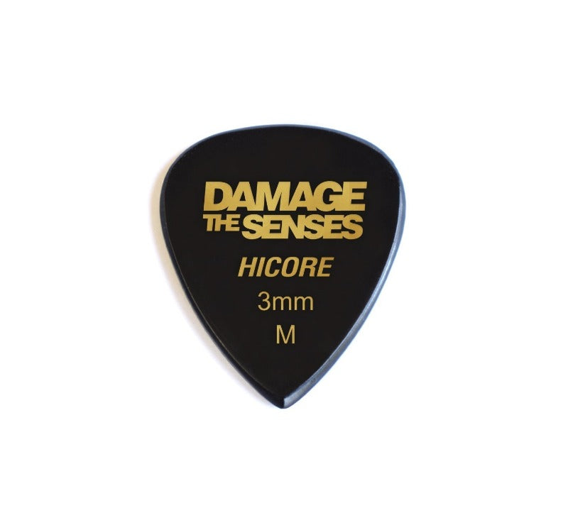 Acrylic Pick - Hi Core 3mm (Black) Damage The Senses