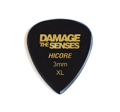 Acrylic Pick - Hi Core 3mm (Black) Damage The Senses